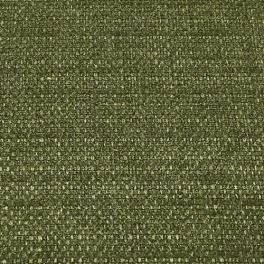 Close-up of a textured forest green plain weave fabric swatch