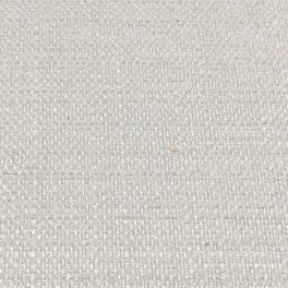 Close-up of an ivory plain woven fabric with a fine textured surface
