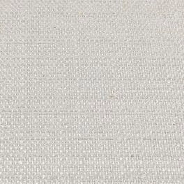Close-up of an ivory plain woven fabric with a fine textured surface