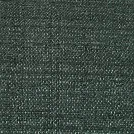 Close-up of deep jade green woven plain fabric with fine textured surface
