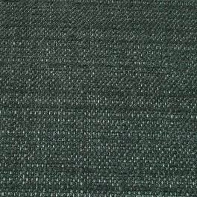 Close-up of deep jade green woven plain fabric with fine textured surface
