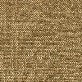 Close-up of muted khaki olive plain weave fabric with a compact textured surface