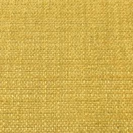 Close-up of mustard yellow plain woven fabric with a fine textured surface