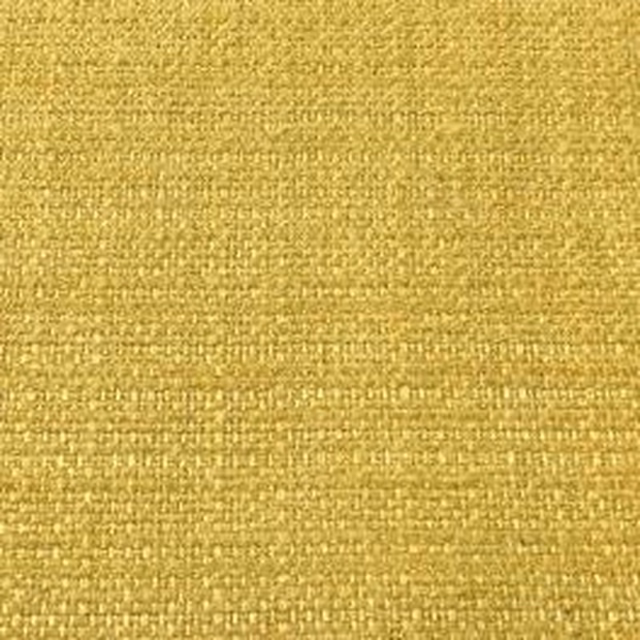 Close-up of mustard yellow plain woven fabric with a fine textured surface