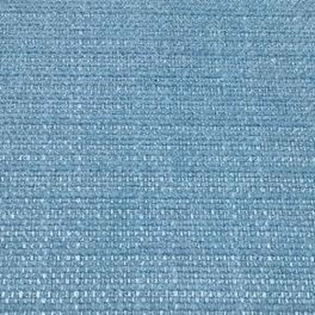 Close-up of soft aqua-blue plain woven fabric with fine textured crosshatch