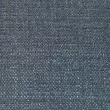 Close-up of a deep peacock blue plain weave fabric with fine speckled texture