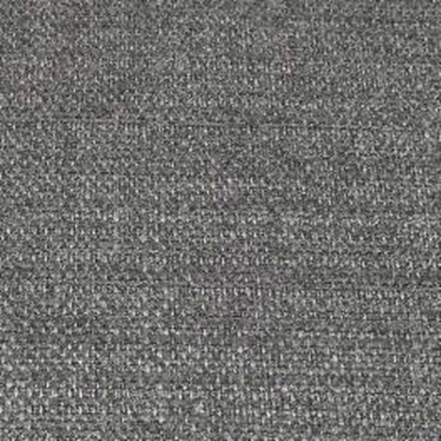 Close-up of a cool pewter grey plain weave with fine textured speckling