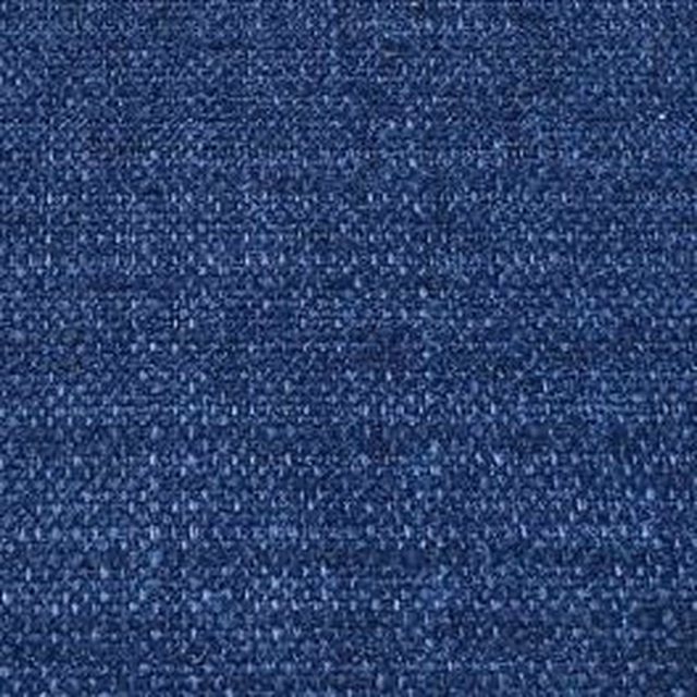 Close-up of a deep sapphire blue plain fabric with fine speckled texture