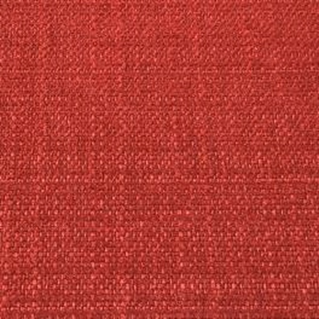 Close-up of bright scarlet plain-woven fabric with fine textured weave