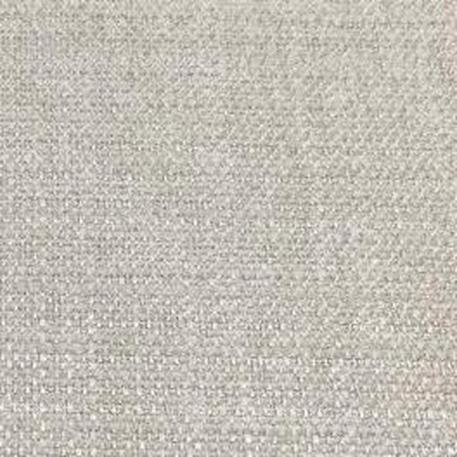 Close-up of a pale stone grey plain weave fabric with fine texture