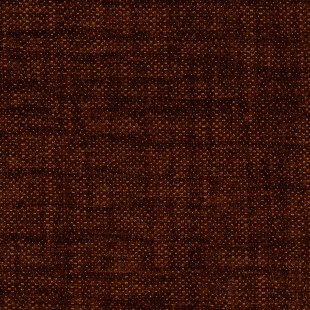 Dark copper-brown plain weave fabric with fine golden flecks and textured surface
