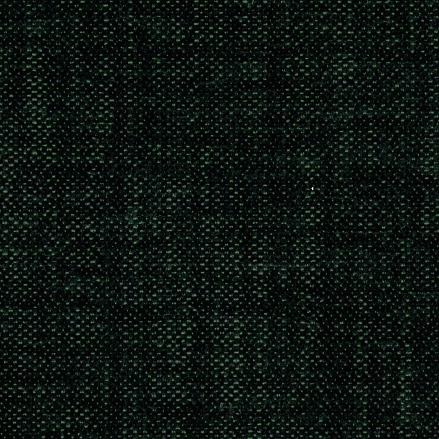 Dark forest green plain weave swatch with fine peppered texture