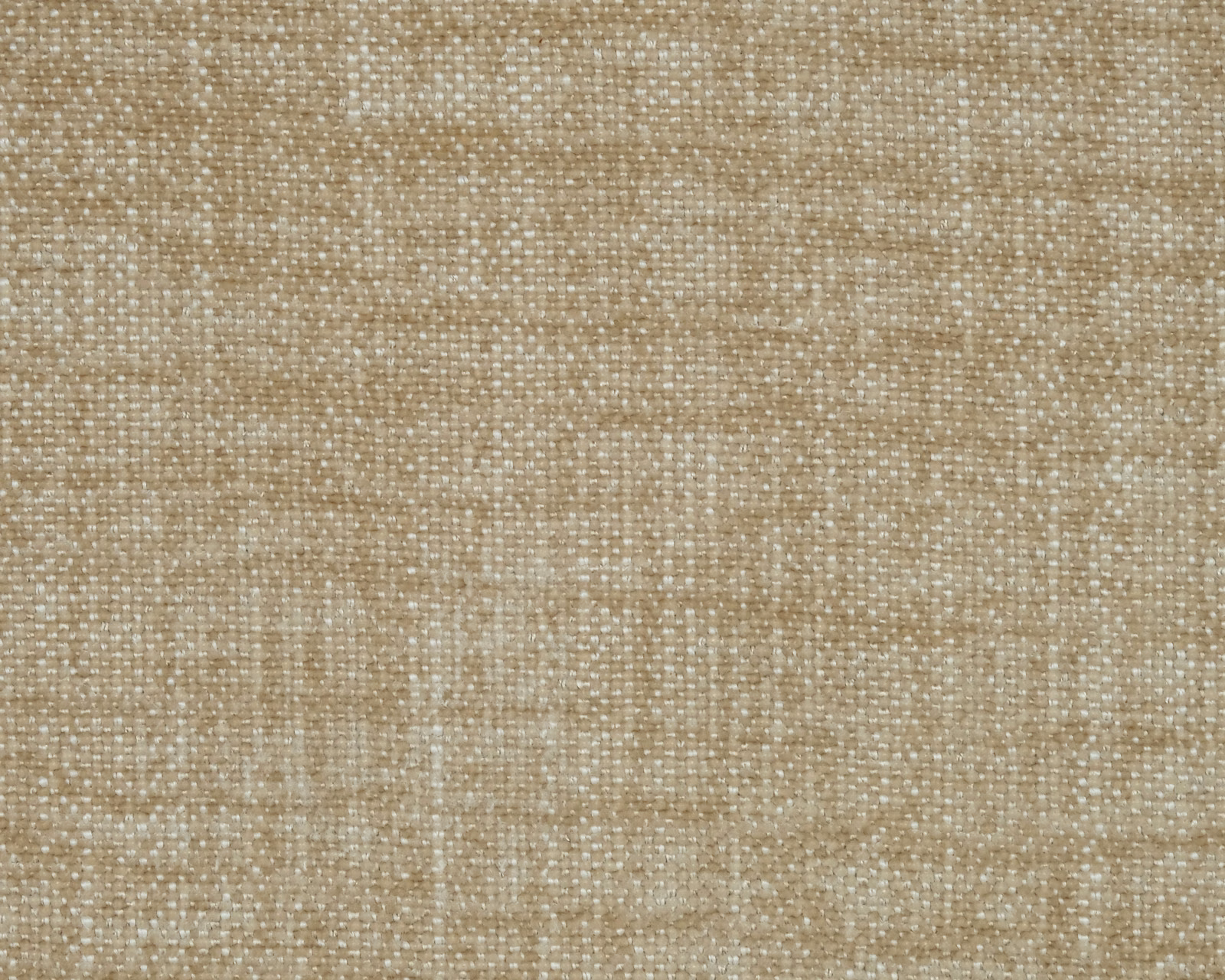 Warm beige plain woven fabric with a softly mottled texture