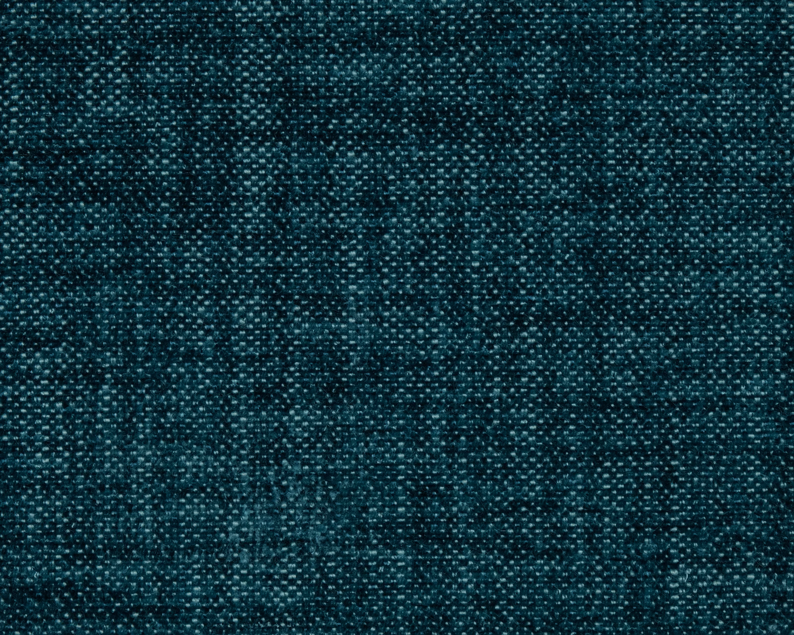 Deep peacock teal textured plain upholstery fabric with fine flecked weave