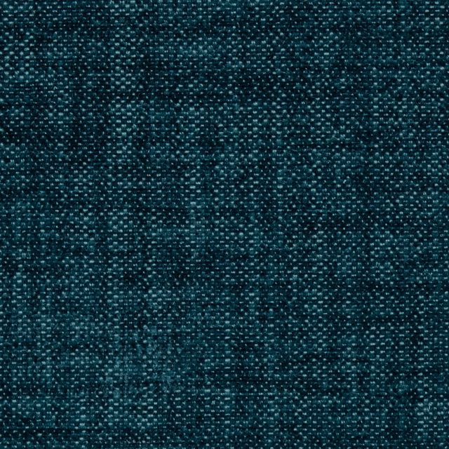 Deep peacock teal textured plain upholstery fabric with fine flecked weave