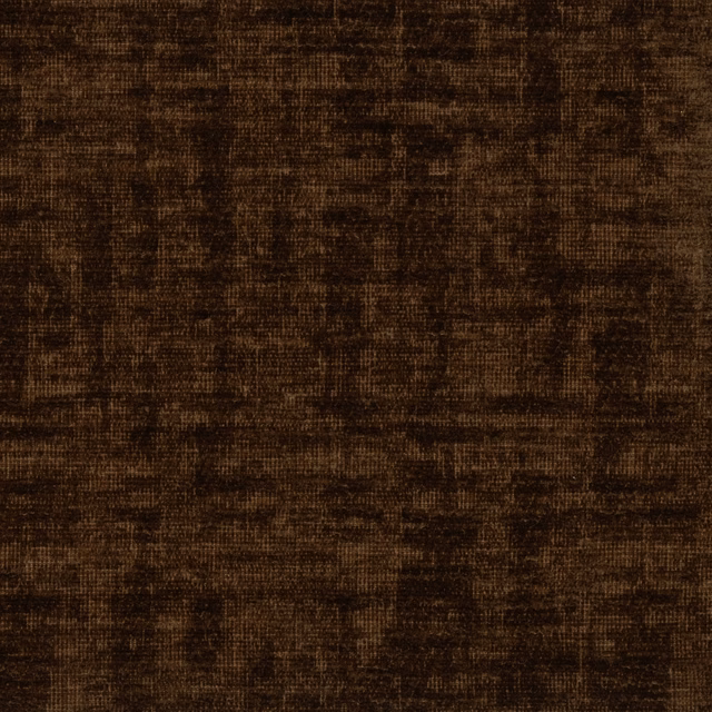 Deep chestnut brown plain fabric with a softly mottled woven texture