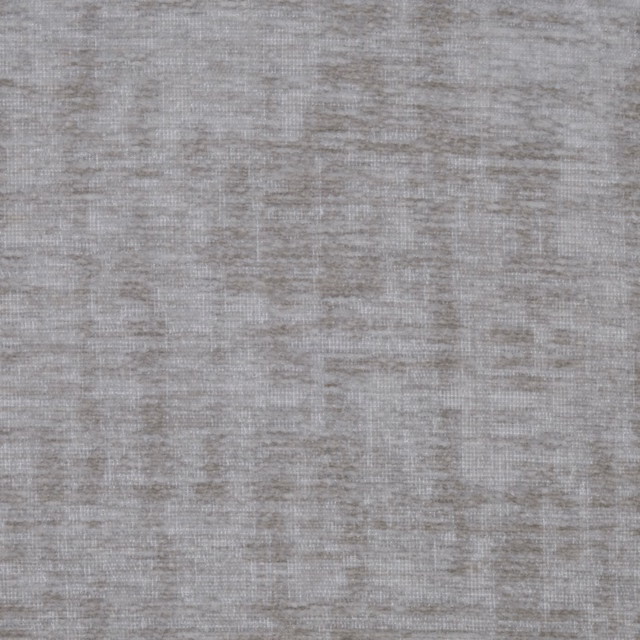 Close-up of a soft dove grey plain weave fabric with subtle mottled texture