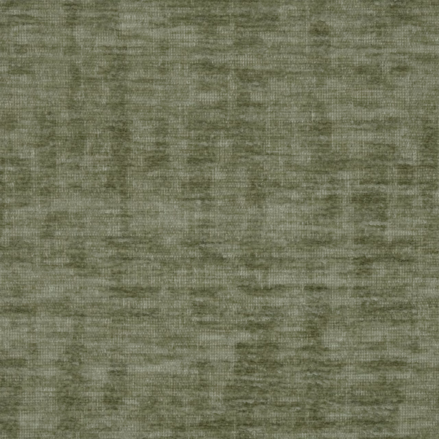 Muted olive green plain woven fabric with a softly textured surface