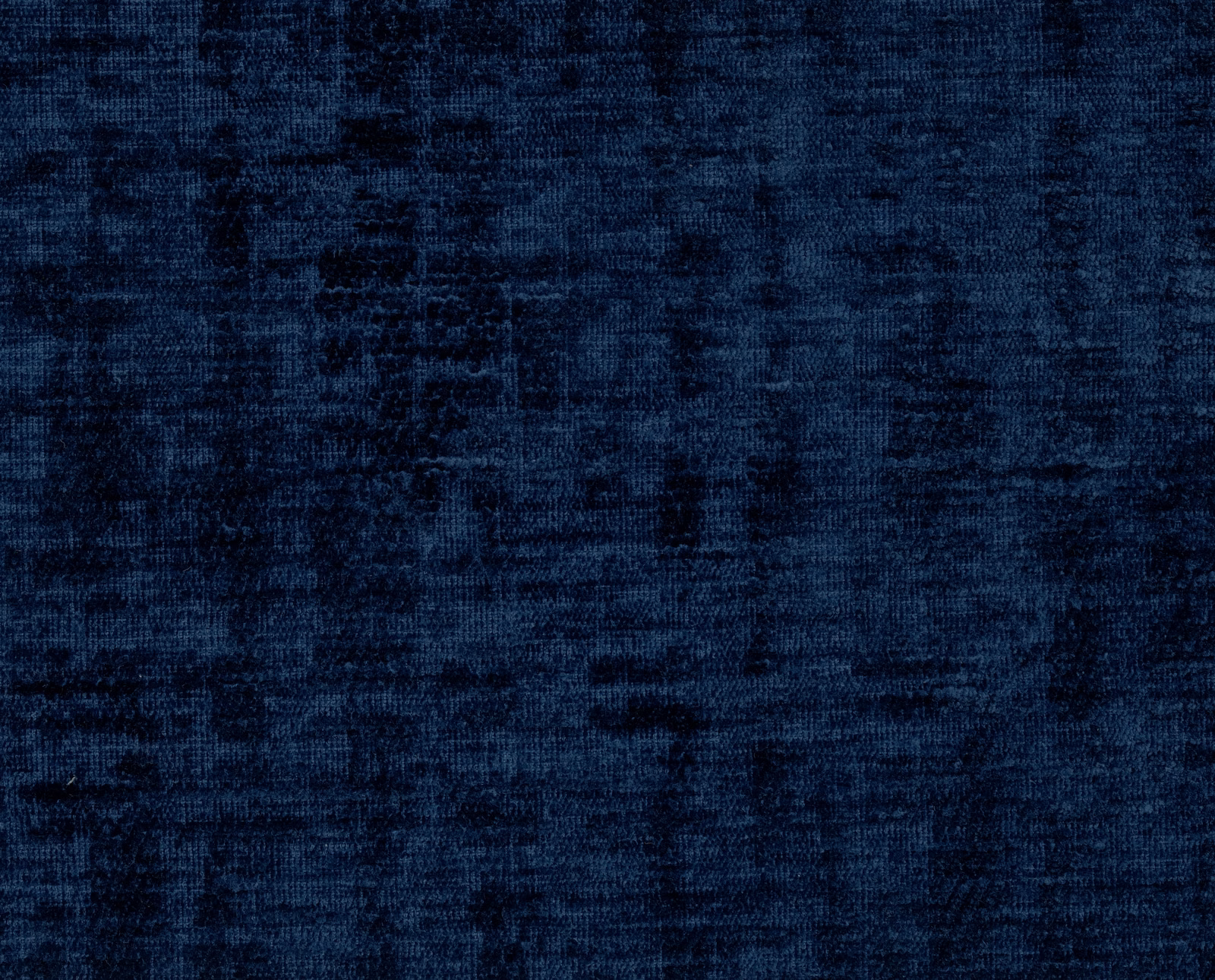 Dark midnight blue plain fabric with a subtly mottled, textured weave