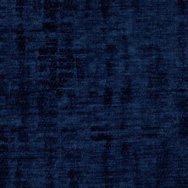 Dark midnight blue plain fabric with a subtly mottled, textured weave