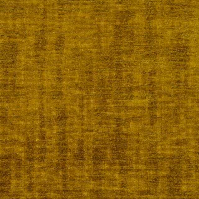 Ochre gold plain fabric swatch with softly mottled velvety texture