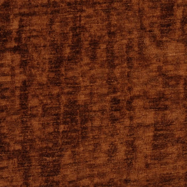Mottled rust-brown plain fabric with a soft textured surface
