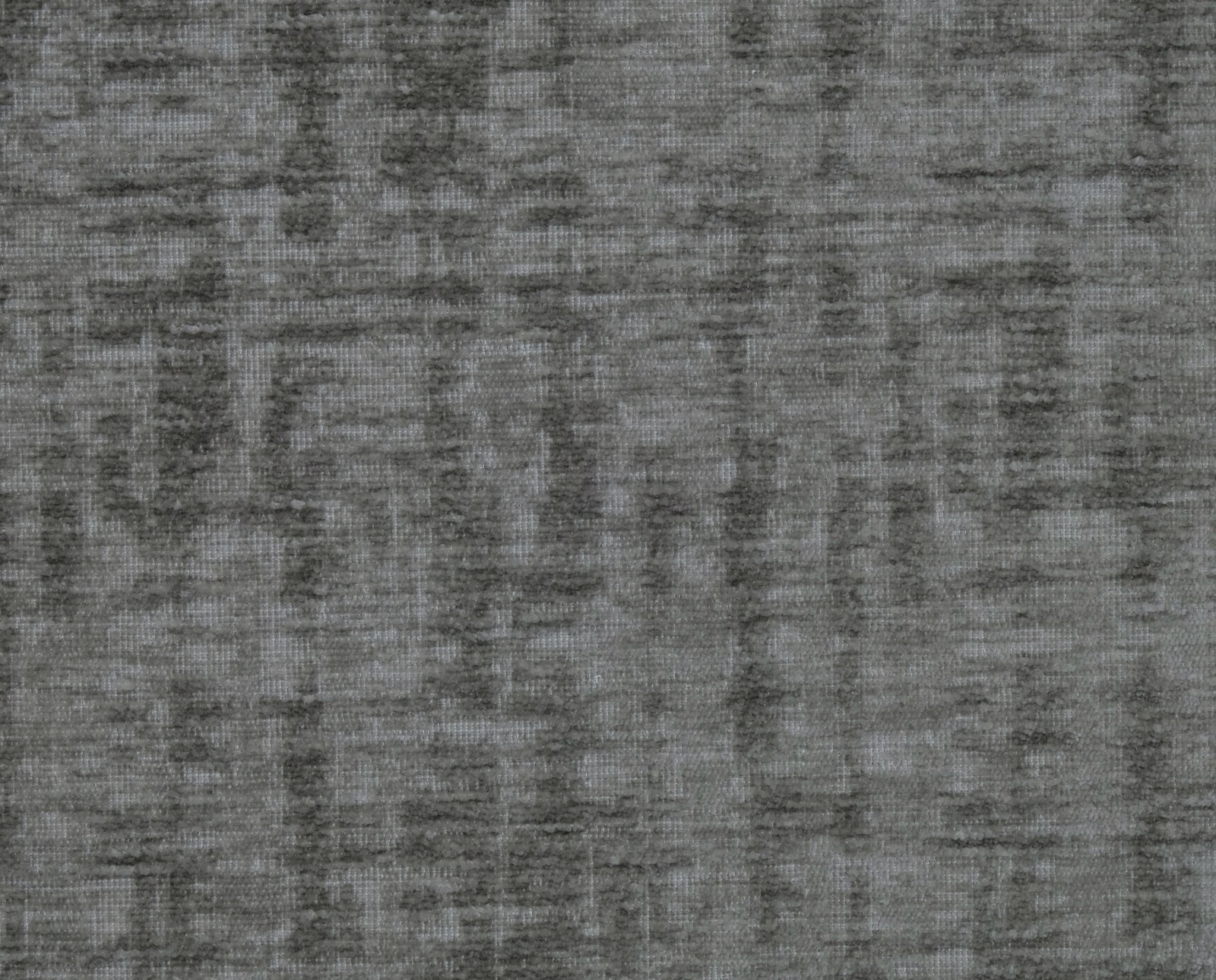 Close-up of cool steel-grey plain fabric with a softly striated woven texture