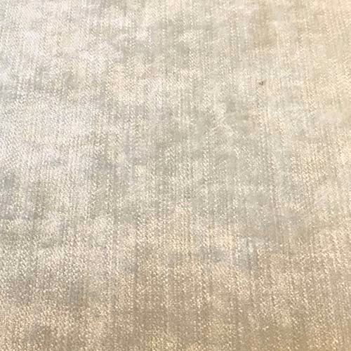 Soft almond-cream plain woven fabric with a subtle lustrous texture