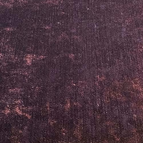 Deep plum amethyst plain fabric swatch with subtle pink-violet flecks