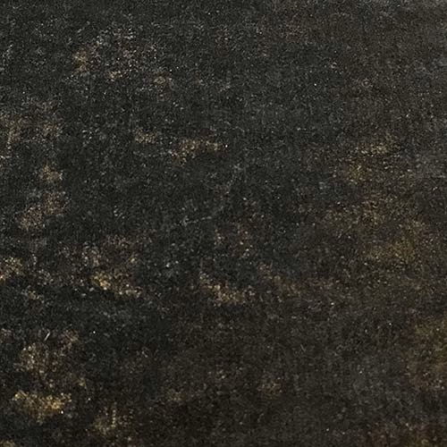 Dark mottled black fabric swatch with subtle warm flecks