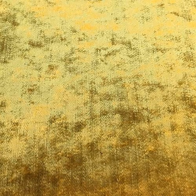 Mottled brass-gold plain fabric with olive-brown shading and a soft textured sheen