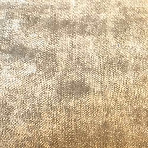 Warm mottled calico-beige upholstery fabric with a subtle woven texture