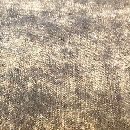 Close-up of mottled French grey plain fabric with soft taupe undertones