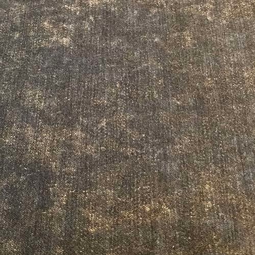 Mottled charcoal-brown plain fabric with warm khaki and bronze flecks