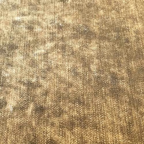 Close-up of a warm latte-beige plain fabric with softly mottled texture