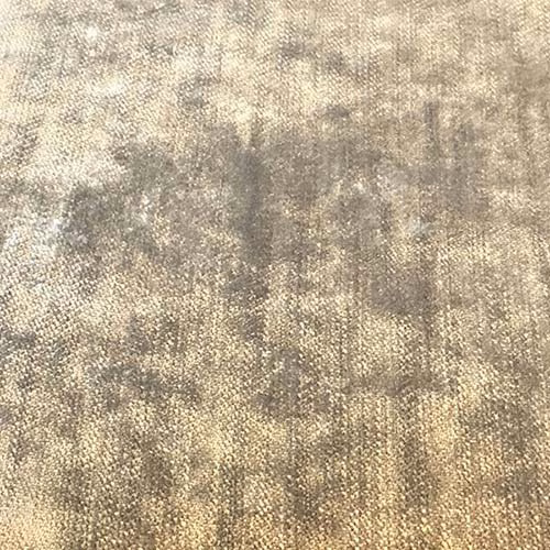 Misty beige plain fabric swatch with soft grey and sand tonal flecking