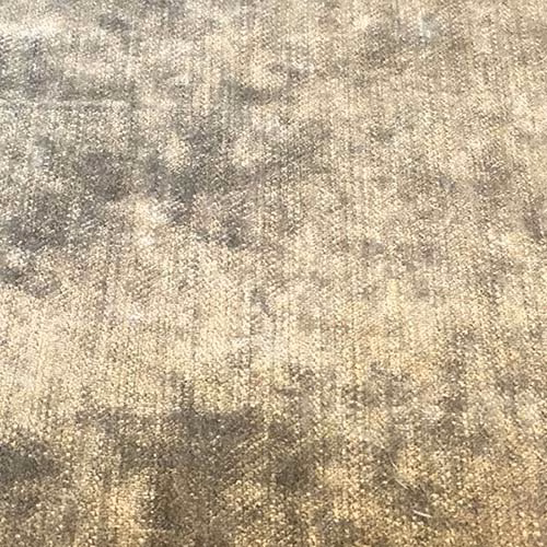 Mottled mushroom beige plain fabric with warm taupe and oat highlights