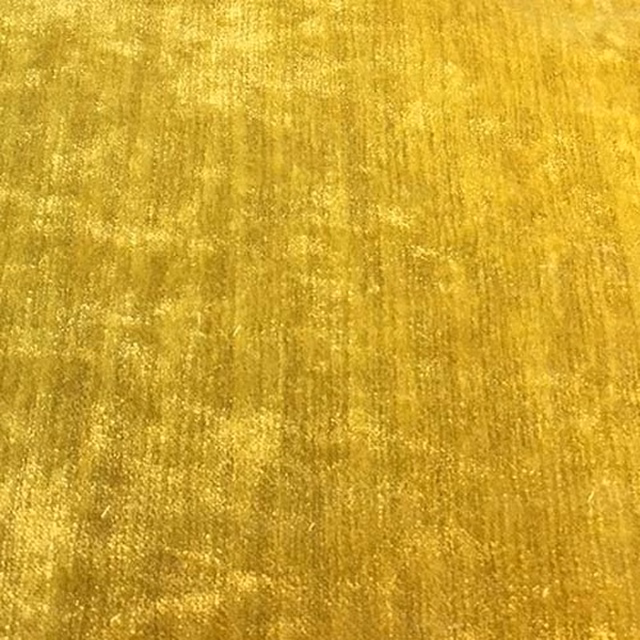 Golden mustard plain fabric with a softly lustrous, brushed texture