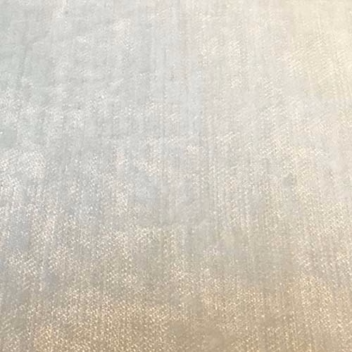 Close-up of pearl cream plain fabric with a soft woven sheen