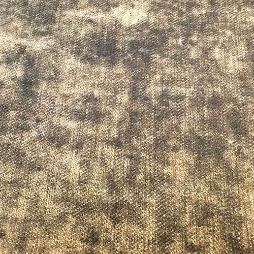 Close-up of mottled grey taupe plain fabric with smoky marled texture