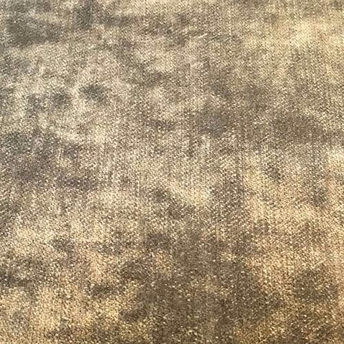 Mottled taupe and mushroom plain fabric with soft golden flecks