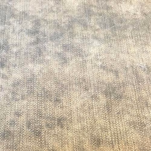 Soft silver-grey plain fabric swatch with a fine textured weave