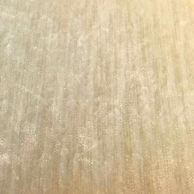 Warm stone beige plain fabric with subtle vertical sheen and fine texture