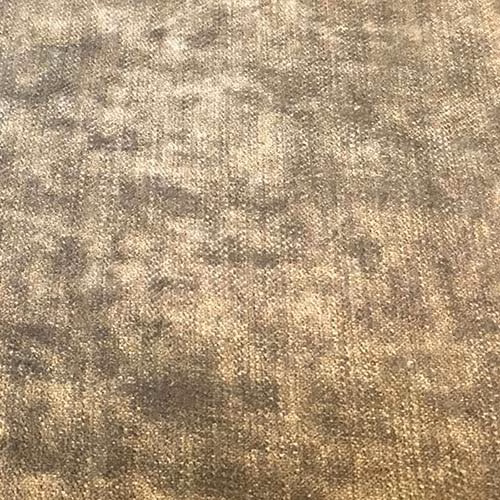 Close-up of warm taupe plain fabric with a mottled, softly weathered texture
