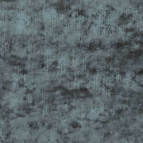 Close-up of a muted teal plain fabric with mottled texture and soft sheen