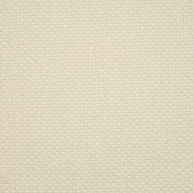 Close-up of a soft warm cream woven fabric with fine plain texture
