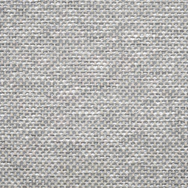 Close-up of a pale dove grey textured plain weave with soft off-white flecks