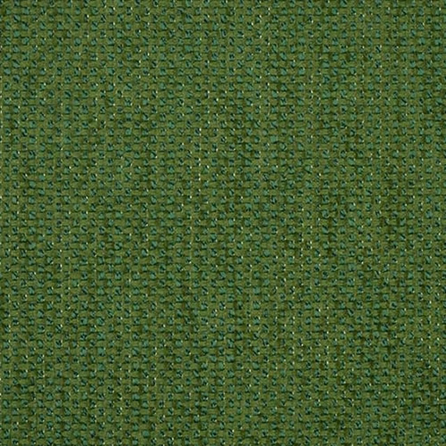 Textured forest green plain weave fabric with a tight, speckled surface