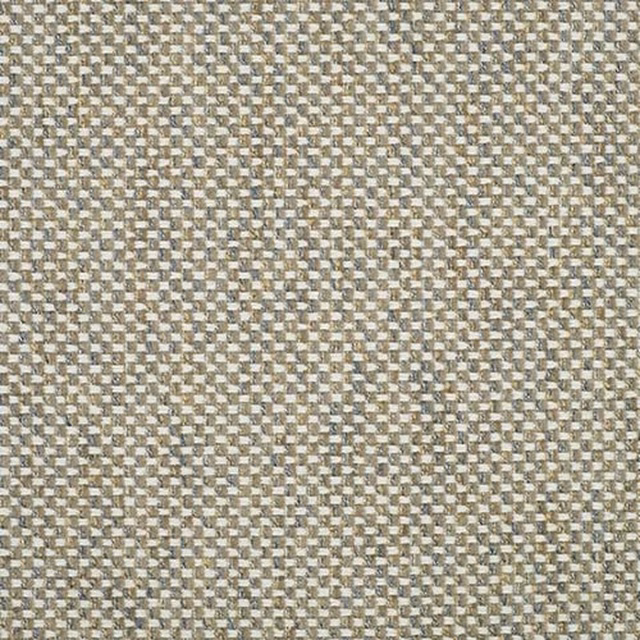 Small-scale taupe and ivory woven plain with a tight textured check effect