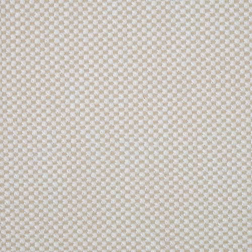 Pale parchment cream plain weave fabric with a fine textured checkerboard surface